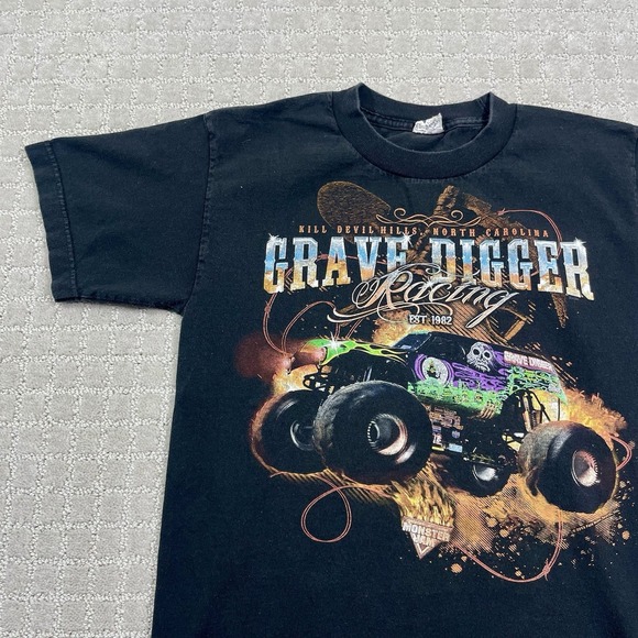 Alstyle Other - 2013 Grave Digger Monster Truck Jam Racing Size Small North Carolina Y2K Tshirt